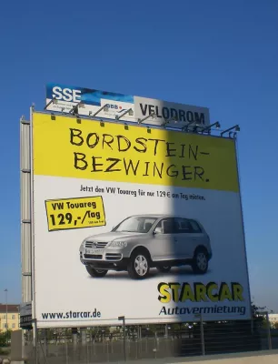 Bild: STARCAR setzt auf Megaposter in Berlin und Köln