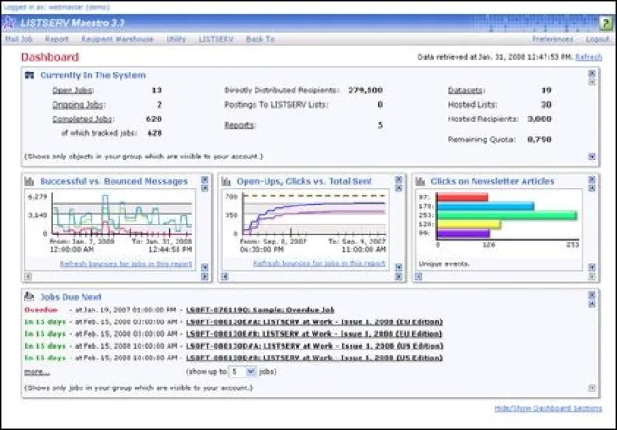 Bild: L-Soft präsentiert LISTSERV® Maestro 3.3 mit maßgeschneiderten Kampagnenberichten