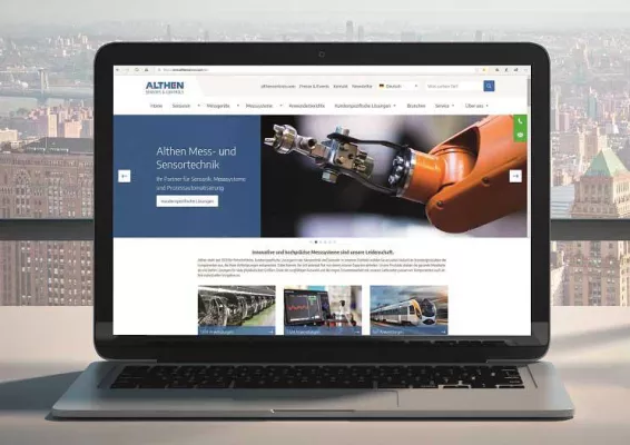 Neuer Webauftritt von Althen Sensors & Controls Bild: Neuer Webauftritt von Althen Sensors & Controls