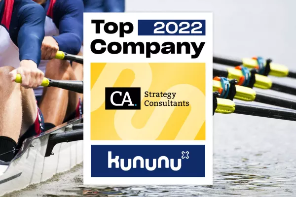 CA Strategy Consultants als Top Company 2022 ausgezeichnet! Bild: CA Strategy Consultants als Top Company 2022 ausgezeichnet!
