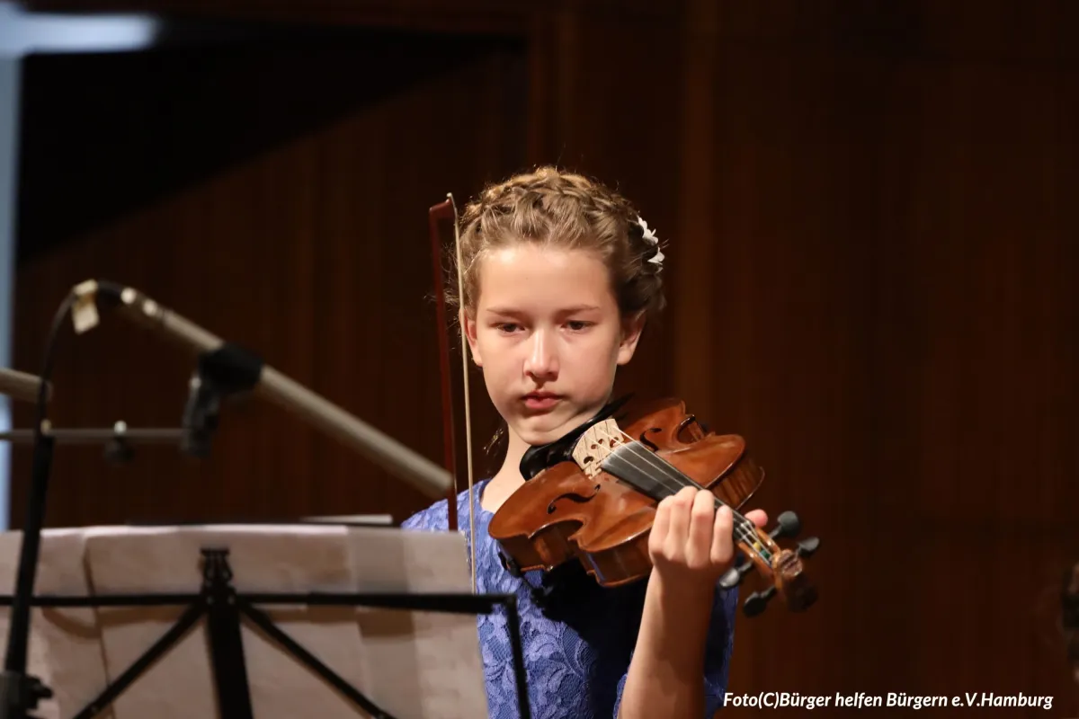 Gastauftritt am 17.Juni 2025 in der Laeiszhalle (© (c) Bürger helfen Bürgern e.V. Hamburg)