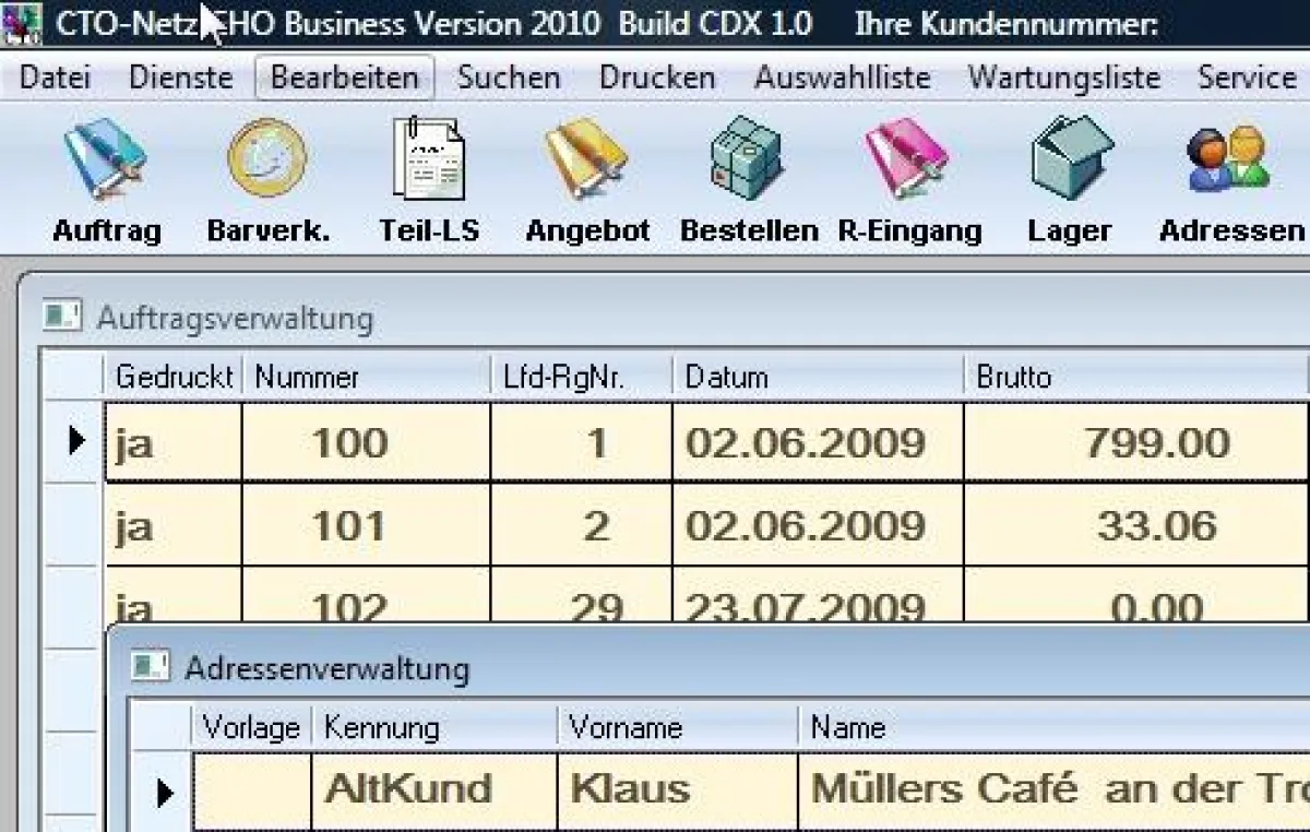 Ansciht EHO Business