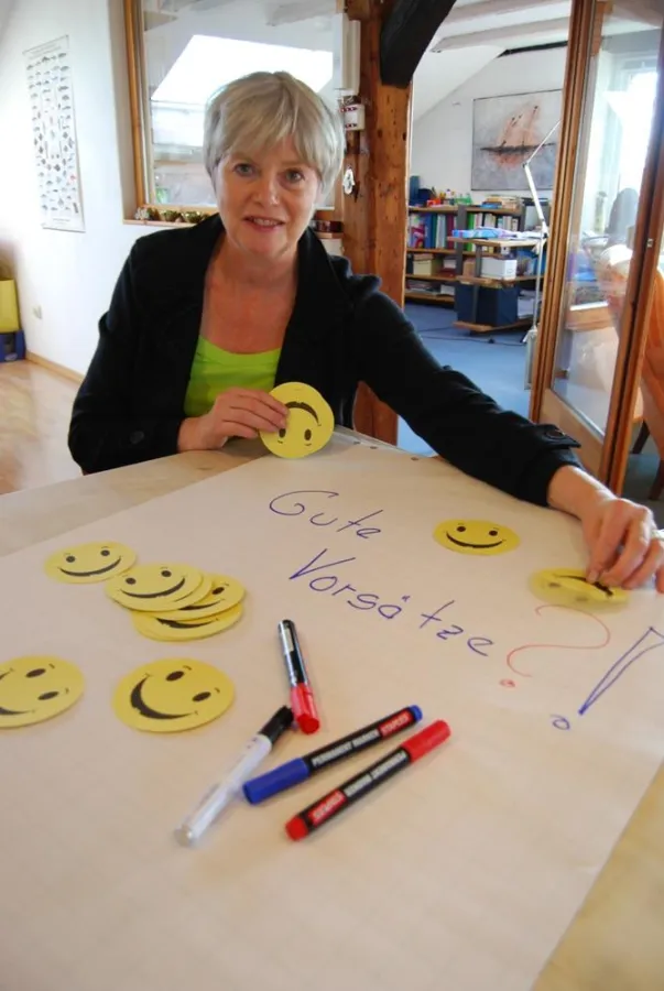 Nena Schröder unterrichtet auch Laien in Mini-Seminarreihen.