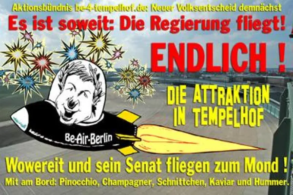 Bild: Flughafen Tempelhof - Drei Tage Dauerstress für Tierwelt und Anwohner