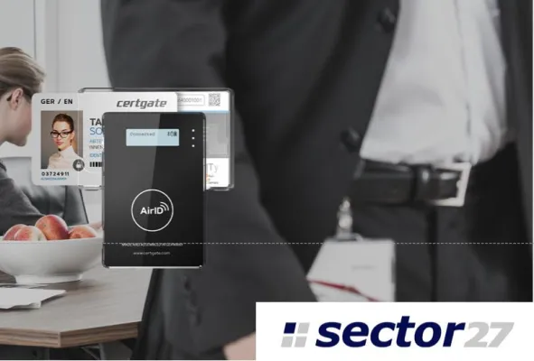Bild: sector27 erweitert Portfolio um drahtlosen Smartcard-Leser AirID
