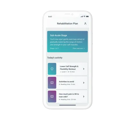 Bild: Launch der digitalen Physiotherapie-App von Exakt Health in Deutsch, Spanisch und Französisch
