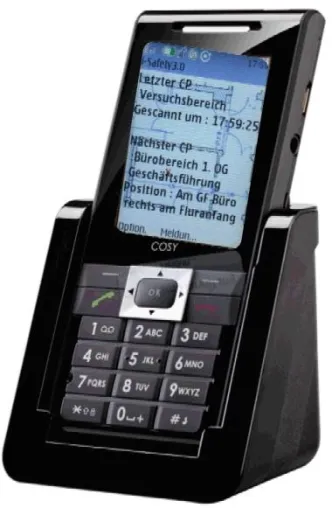 Bild: WALLENWEIN optimiert RFID NFC Handy von SAGEM für Wächterkontrollsytem i-safety