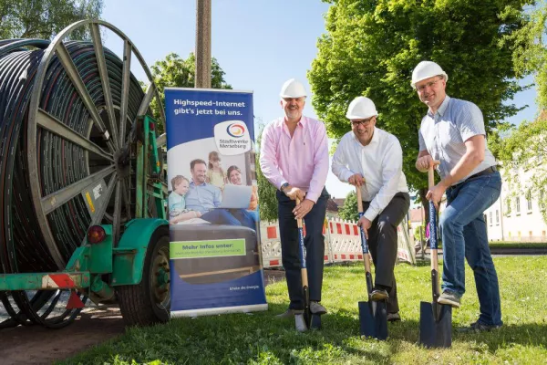 Bild: Nach Merseburg und Schkopau: Stadtwerke starten Breitbandausbau in Bad Lauchstädt