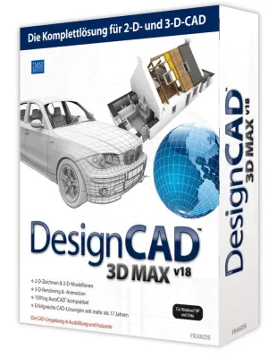 Bild: FRANZIS bringt neues DesignCAD 3D MAX v18 in deutsch