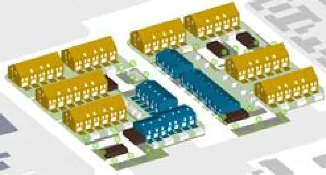 Bild: Lebensfreude am Niederrhein: Deutsche Reihenhaus baut Wohnpark „Grüner Grund“ in Neuss