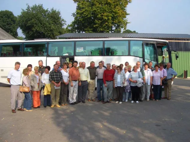 Bild: Potsdamer Steinmetzinnung auf Bildungsfahrt zu H&R Naturstein