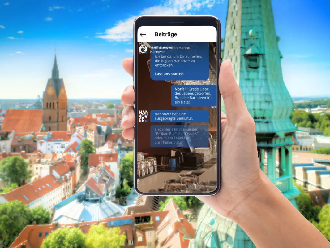 Frag Hanno! Hannover hat einen neuen Chatbot (© HMTG)
