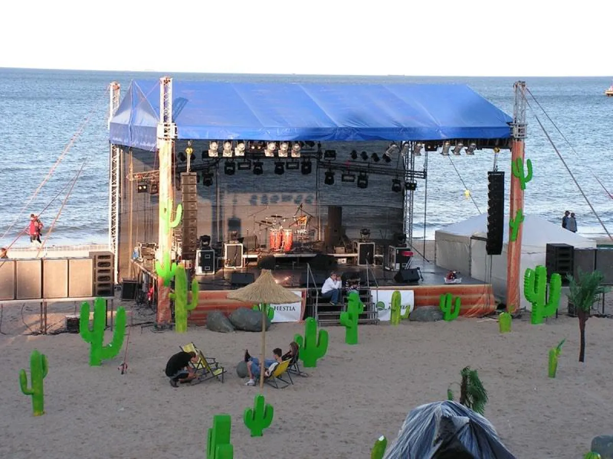 Die Vorbereitungen für die Beach-Party Gdynia 2007 laufen auf Hochtouren