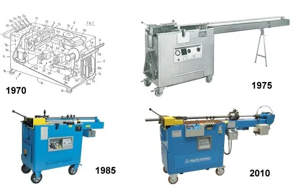 Ein Klassiker wird 40: TUBOMAT 642 - Damals wie heute der Montageprofi für die sichere Hydraulikverrohrung Bild: Ein Klassiker wird 40: TUBOMAT 642 - Damals wie heute der Montageprofi für die sichere Hydraulikverrohrung