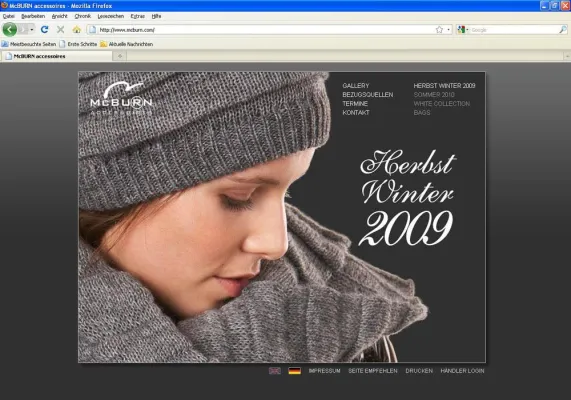 Bild: Hut ab: mmh setzt McBurn im Internet kunstvoll in Szene