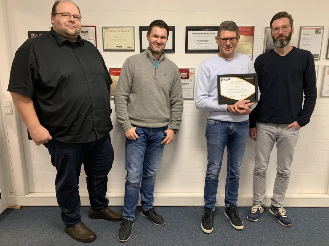 „Best Performing Distributor EMEA 2018“ Foto: © LMP