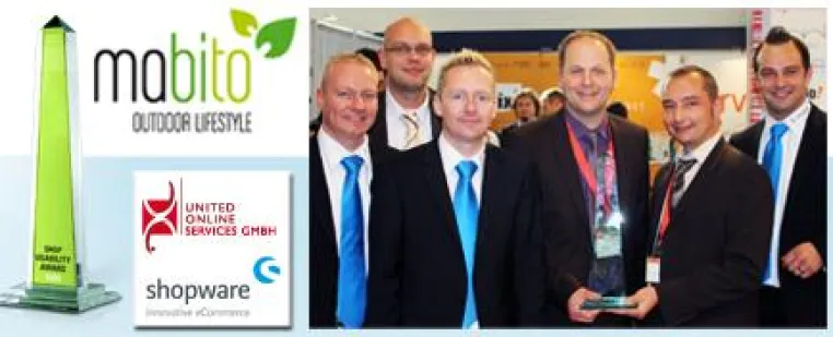 Mit innovativen Partnern zum Erfolg - mabito gewinnt 'Shop Usability Award 2008' Bild: Mit innovativen Partnern zum Erfolg - mabito gewinnt 'Shop Usability Award 2008'
