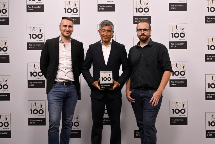 TOP 100-Auszeichnung: Ranga Yogeshwar würdigt CSP Bild: TOP 100-Auszeichnung: Ranga Yogeshwar würdigt CSP