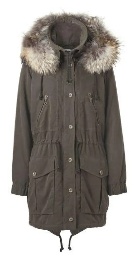 Parka mit flauschigem Fellkragen von IQ+berlin, VK ca. 469,00 €