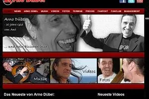 Bild: Arno-Dübel.tv: Die offizielle Homepage von Arno Dübel ist online