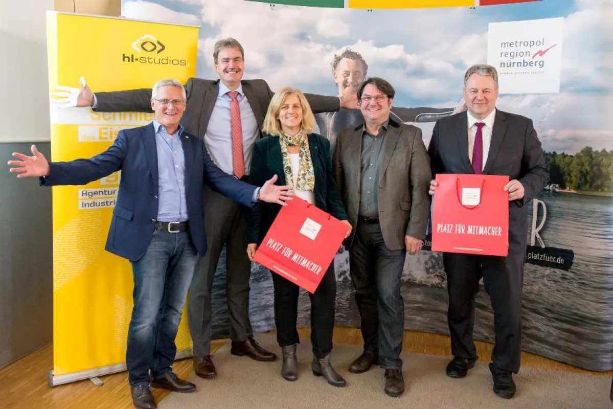 (© Foto: hl-studios, Erlangen): Kommunikationsprofis der Metropolregion Nürnberg bei hl-studios