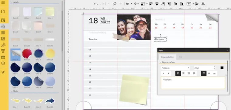 Bild: Digital Scrapbooking: Personalisierte Planer mit YouDesign PhotoBook und Calendar erstellen