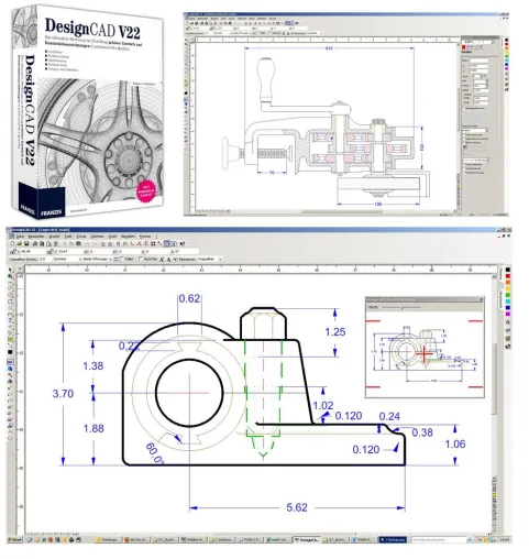 Bild: Franzis - Gratis Konstruktionssoftware DesignCAD 22 zum Download