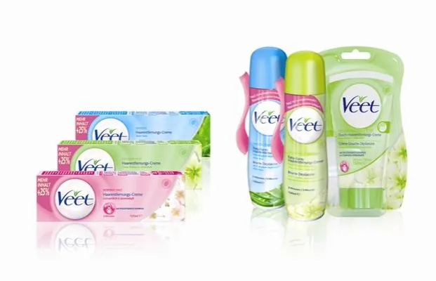 Bild: Sprühend-leicht zu seidig-glatter Haut - Die neue Veet Easy-Spray Haarentfernungs-Creme