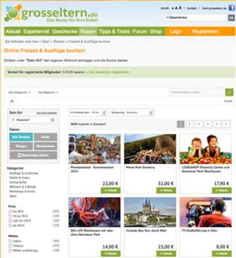 Mit den Enkeln per Mausklick ins Puppentheater - grosseltern.de mit neuem Ticketservice Bild: Mit den Enkeln per Mausklick ins Puppentheater - grosseltern.de mit neuem Ticketservice