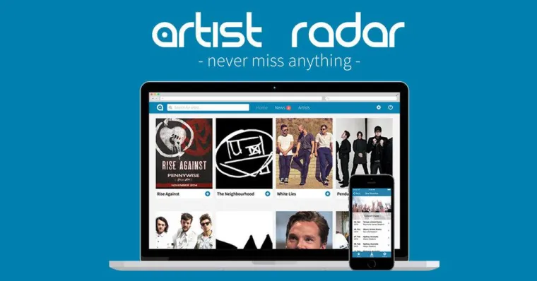 Bild: Artist Radar startet intelligente Media Shopping und News Plattform.