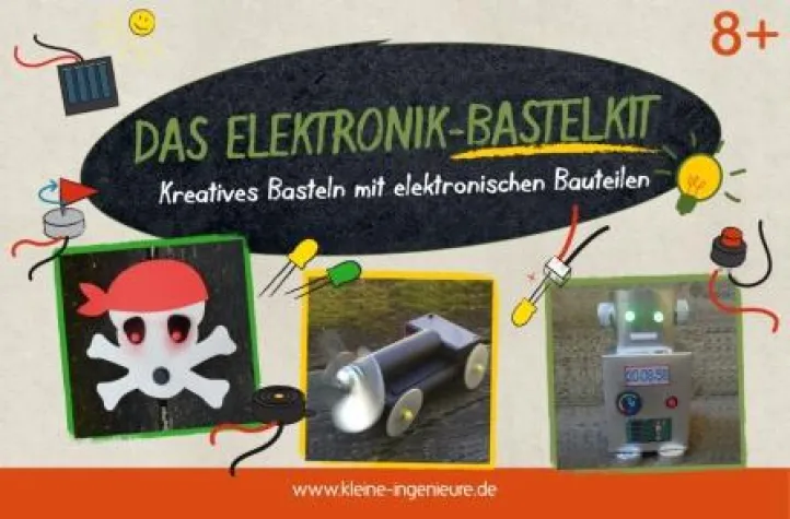 Bild: Kreatives Basteln mit elektronischen Bauteilen