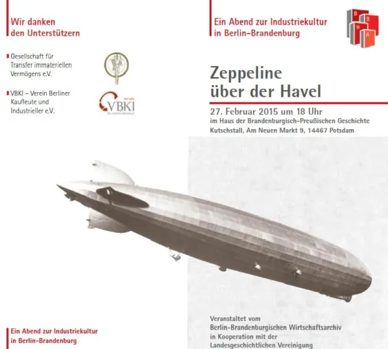 Bild: Zeppeline über der Havel