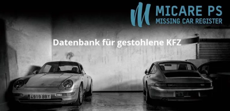 Bild: Schwere Zeiten für Autodiebe: MICARE PS – Portal für gestohlenen Autos ist online!