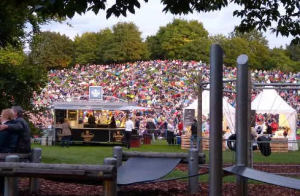 Bild: Feuerblumen 2017: Musik und Feuerwerk über Süd-Berlin