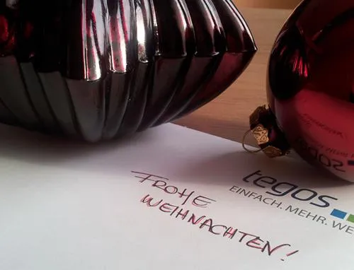 Bild: tegos GmbH Dortmund: Spenden statt Geschenke als Weihnachtsmotto 2012