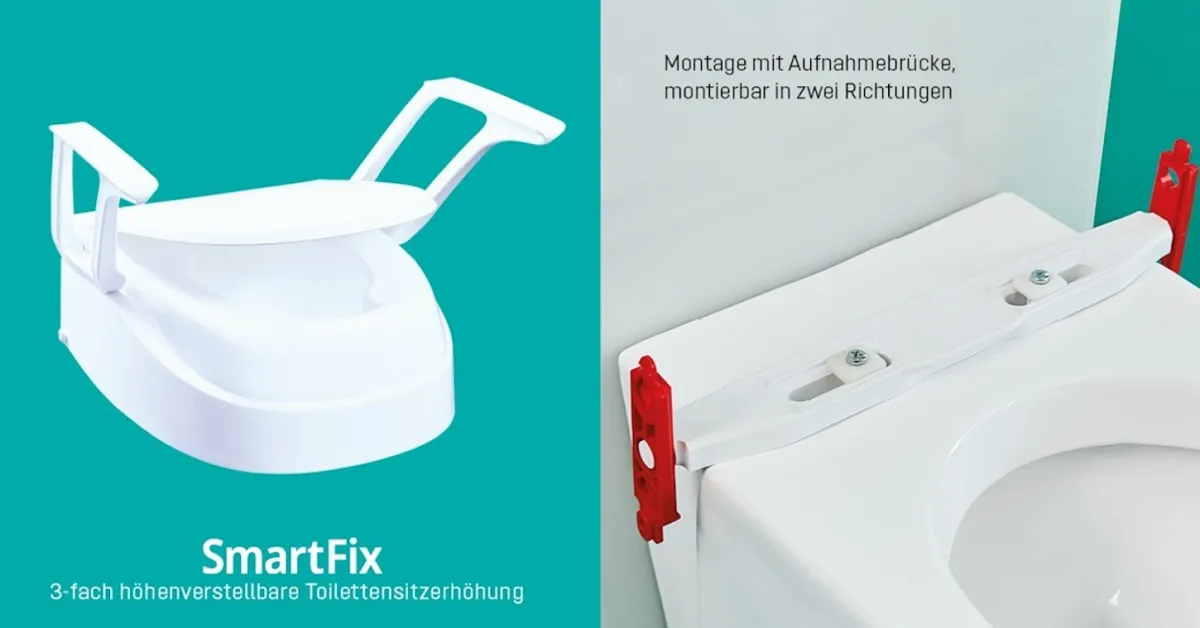Toilettensitzerhöhung SmartFix (© DIETZ GmbH)