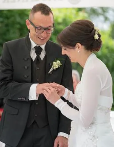 Bild: Das emotionale Hochzeitsbild im Fokus