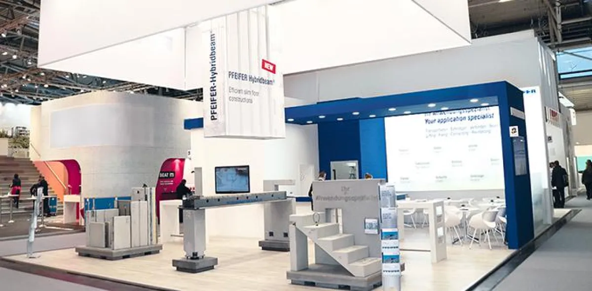 PFEIFER präsentierte auf der BAU 2019 Premiumsysteme für die Betonfertigteilindustrie
