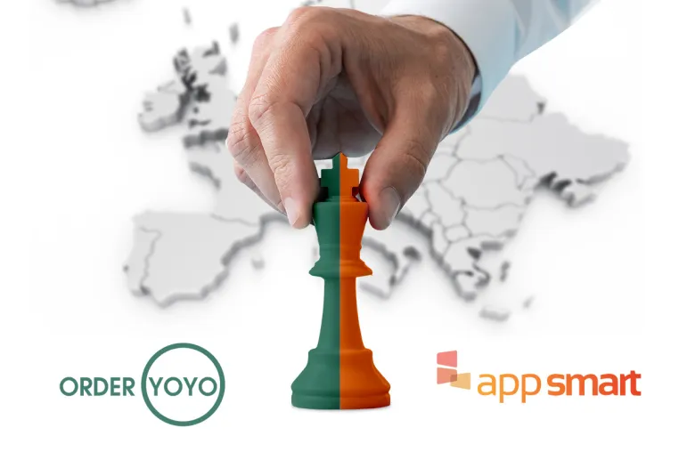 Neue europäische Marktführerschaft für Gastronomie Shopsysteme: app smart fusioniert mit OrderYOYO Bild: Neue europäische Marktführerschaft für Gastronomie Shopsysteme: app smart fusioniert mit OrderYOYO