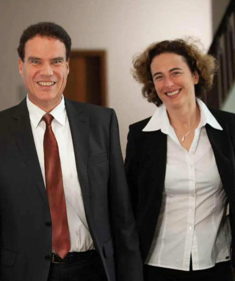 Delphine A. Soulard und Bodo F. Schmischke, die Vorstände der EKDD (© EKDD)