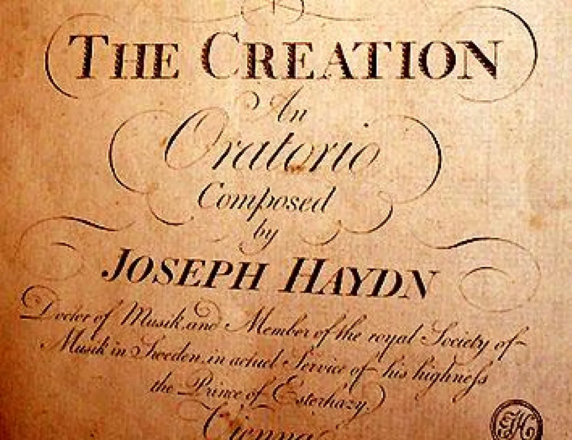 'Die Schöpfung' - Ausschnitt Titelblatt 1800 © gpbolze