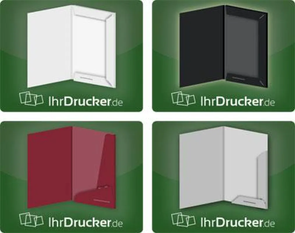 Neue neutrale Präsentationsmappen-Modelle von IhrDrucker.de