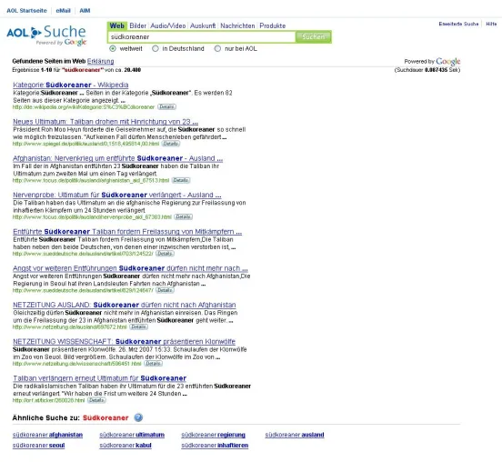 neofonie bringt AOL Suche an die Spitze Bild: neofonie bringt AOL Suche an die Spitze