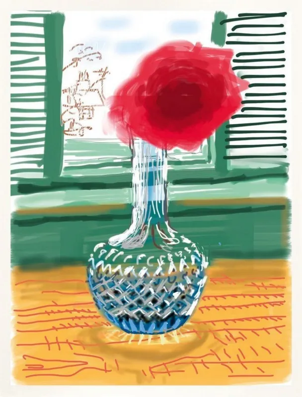 David Hockney - iPad-Drawing Nr. 281 -  23. Juli 2010, 2019 (My Window)