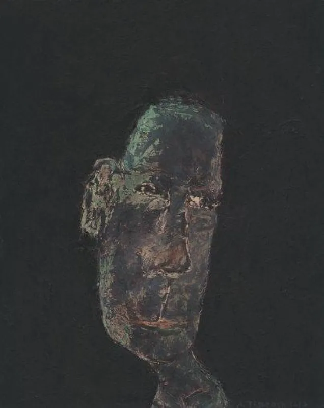 Andreas Titzrath: Ohne Titel, 2007. Öl auf Holz, 30x24cm.