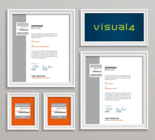 INNOVATIONSPREIS-IT „BEST OF 2016“: Zwei innovative Lösungen von visual4 werden prämiert Bild: INNOVATIONSPREIS-IT „BEST OF 2016“: Zwei innovative Lösungen von visual4 werden prämiert