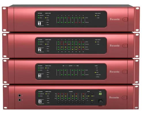 Bild: Focusrite RedNet: Professionelles Audio-Interface-System für jede DAW