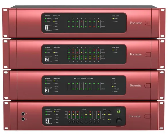 Focusrite RedNet: Professionelles Audio-Interface-System für jede DAW Bild: Focusrite RedNet: Professionelles Audio-Interface-System für jede DAW