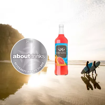 Bild: about-drinks Beverages Award 2022: FRENZEL GRAPEFRUIT, fruchtig herber Genuss, gewinnt erneut Silber