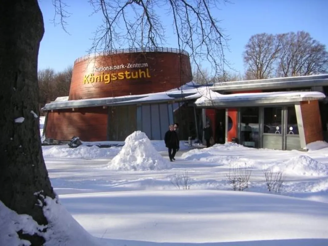 Das Nationalpark-Zentrum KÖNIGSSTUHL - Highlight auf der Insel Rügen - Auch im Winter